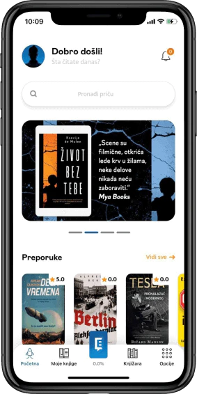 Na Eden Books aplikaciji pretplati se na elektronska izdanja knjiga ili kupi pojedinačna izdanja